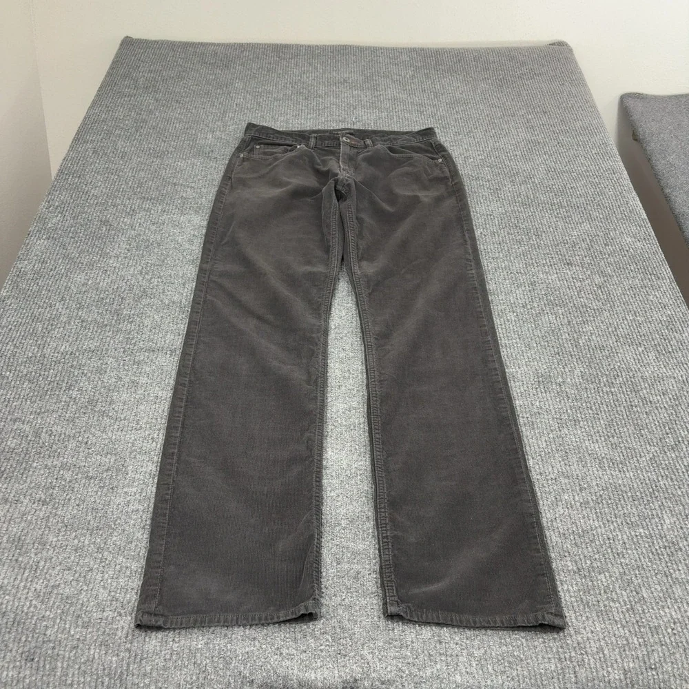 Banana Republic Pants Mens 33 Brown Cotton Corduroy Straight Fit Casual Classic